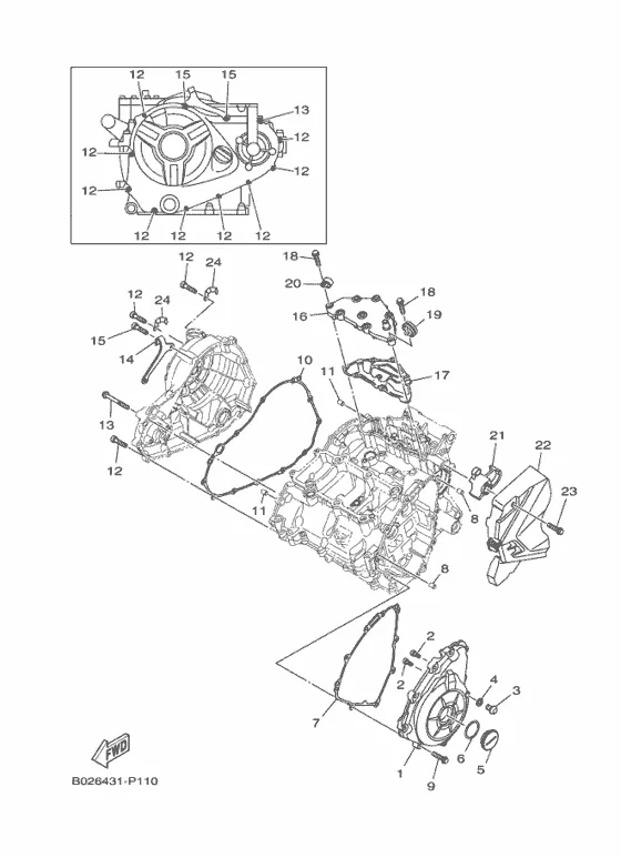 Крышки картера 1