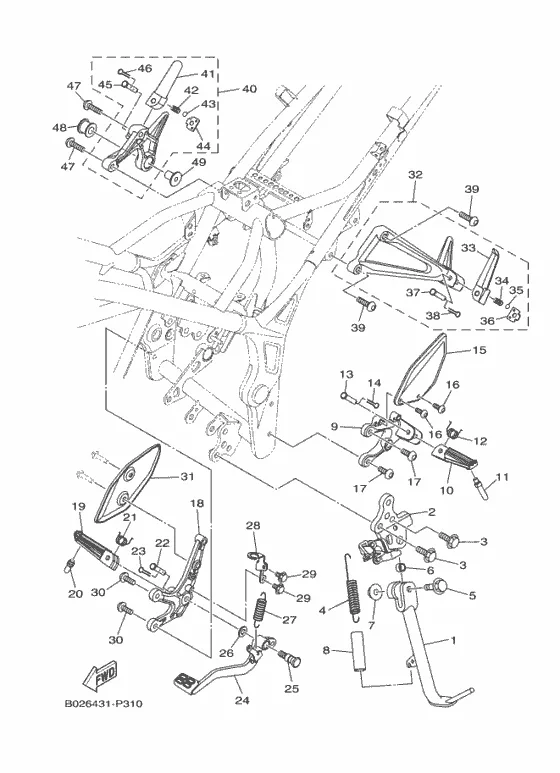 Подножки & Подставка