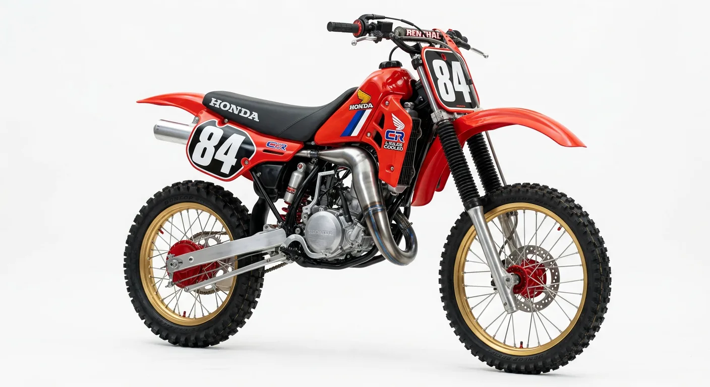 CR80R 1983–1985 (2-е поколение, жидкостное охлаждение + ATAC)