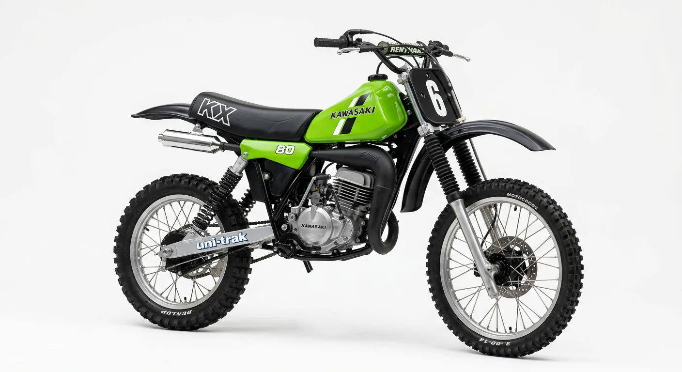 KX80-C/D (1981-1982) - Uni-Trak, 6-ступенчатая КПП