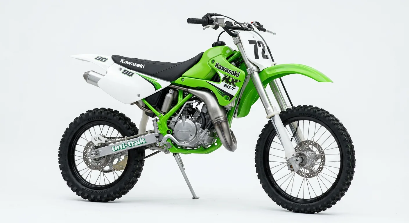 KX80-R/S/T/V (1991-1994) - новая рама, перевёрнутая вилка